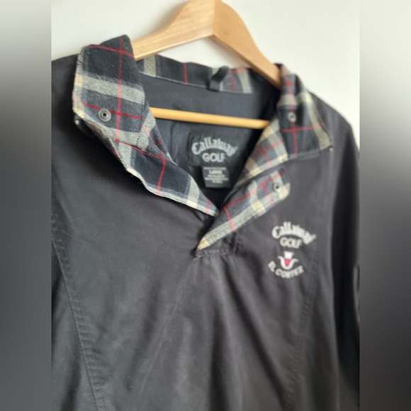 Callaway Golf Nylon Quarter Button Windbreaker Jacket - Picture 4 of 9